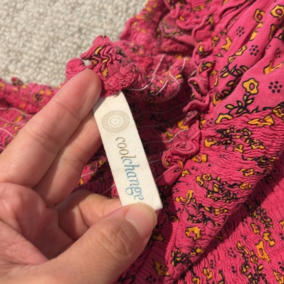 Cool change smocked floral mini dress - Picture 2 of 2